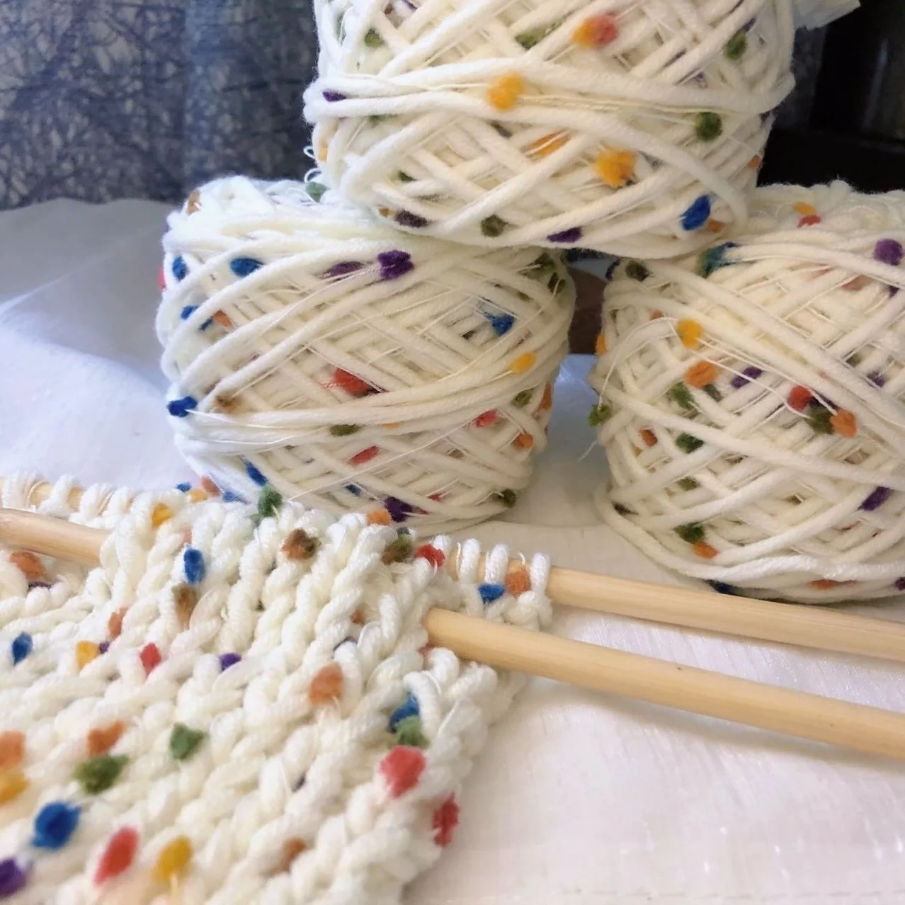 50g Yarn Ball for Knitting - Sweater Scarf Hat Blanket Carpet Hand Crochet Fancy Partner Ping Pong Ball for Crafting