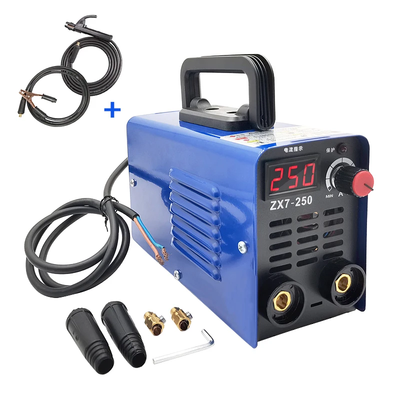 ZX7 Series DC Inverter ARC Welders 220V 250A Portable Electric Welding Machine With Cables For Home Beginner DIY Welding Working