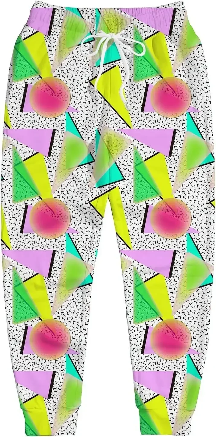 Sweatpants Mens 3D Printed Pants Interesting Pattern Joggers For Men Funny Pants Casual Track Pants Rave Outfit At