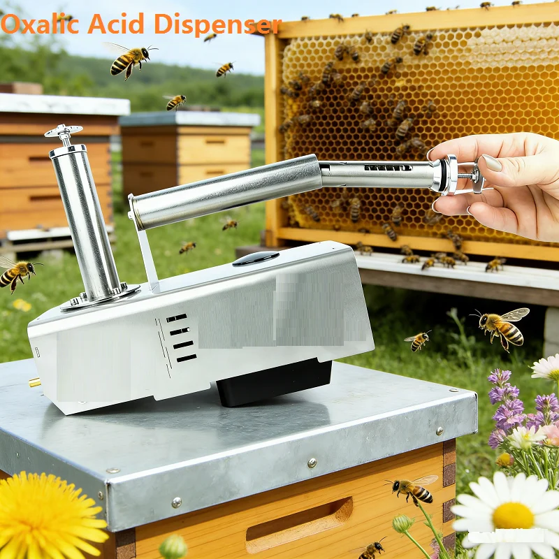 Oxalic Acid Dispenser Oxalic Acid Vaporizer Fogger Oxalic Acid Sublimator Dispenser For Varroa Mites Treatment Beekeeping Tools