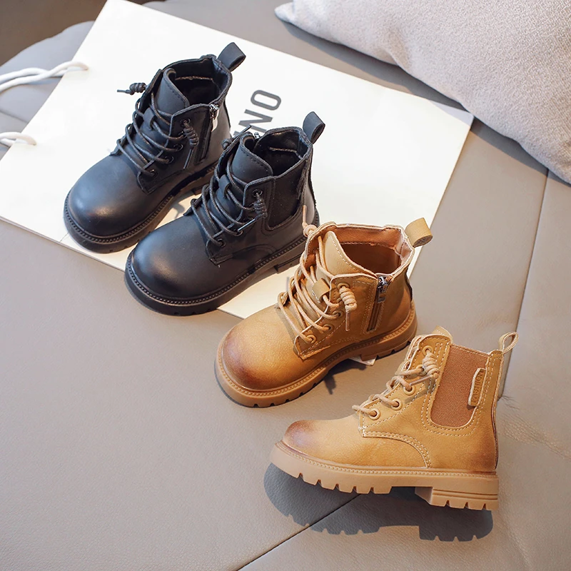 Fashion Children Booties Keep Warm Waterpoof Anti Slip Abrasion Resistant High Quality Lightweight Outdoor Casual Kids Boots