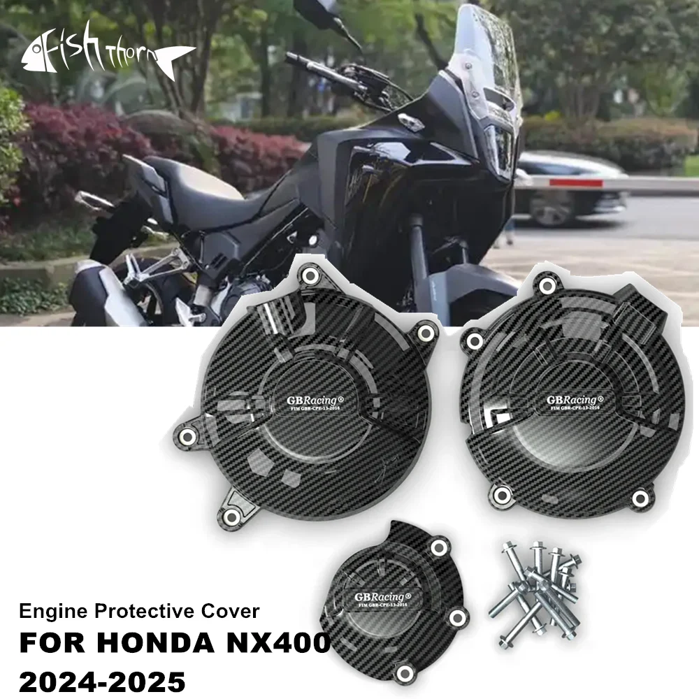 

Motorcycle Engine Cover Sets Bonnet Protector Engine Cover For HONDA NX400 NX 400 2024 2025