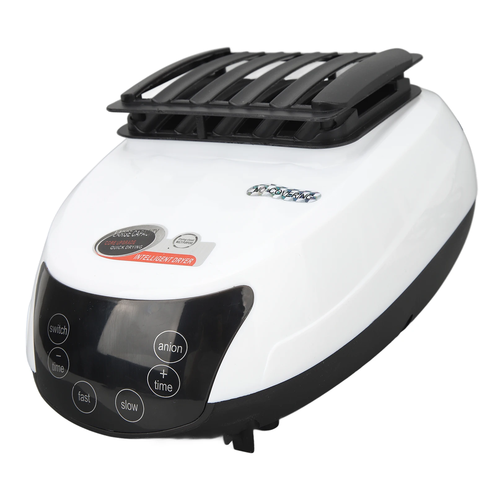 

Компактная электрическая сушилка для одежды мощностью 1500 Вт — сверхтихая работа, 6-кнопочная панель управления, пульт дистанционного управления и таймер, портативная сушилка для белья