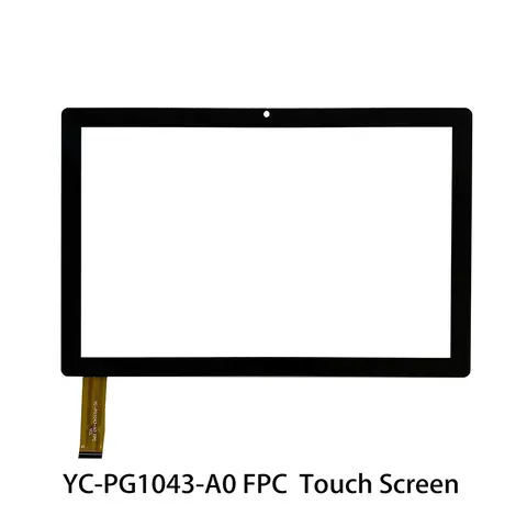 10.1 inch Compatible P/N YC-PG1043-A1 FPC Tablet Capacitive Touch Screen Digitizer Sensor External Glass Panel YC-PG1043-A0  FPC