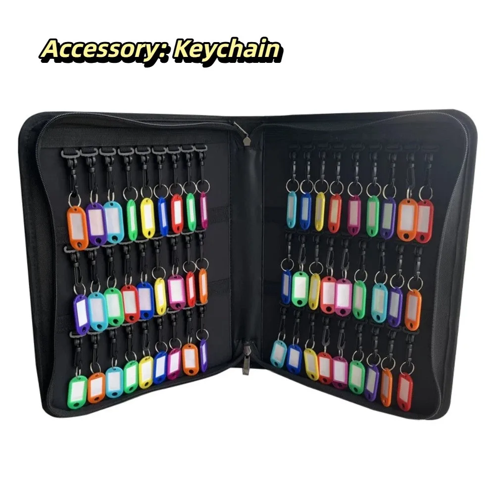 

Smooth Zipper Design Portable Key Storage Box Waterproof Material Fire Resistant Material Fireproof Key Organizer Bag