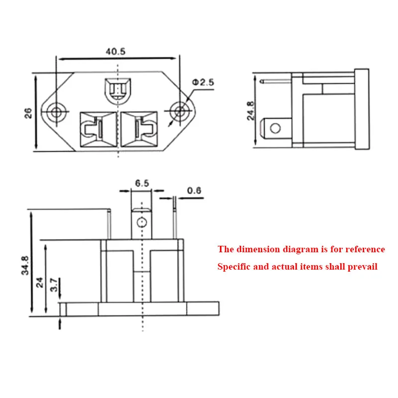 สีดํา US แผง Mount Outlet Power Connector USA ญี่ปุ่นแคนาดาเม็กซิโกฝังอุตสาหกรรมแผงซ็อกเก็ต Receptacle ปลั๊กไฟ AC