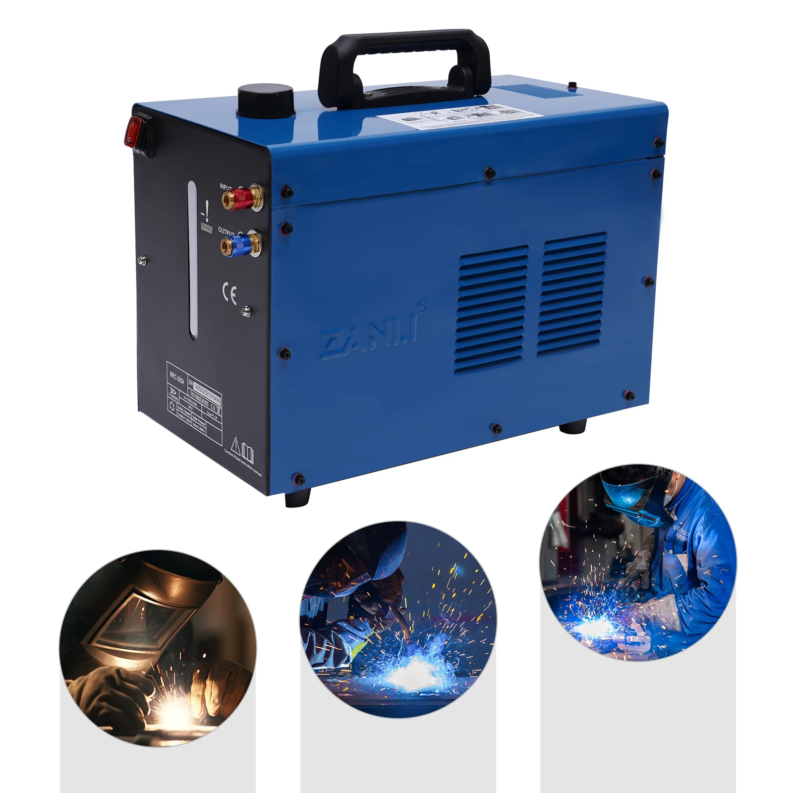 9L 370W Welder Torch Water Cooling Cooler TIG Water Cooled Changer Filter Circulating Water Pump Portable Industrial