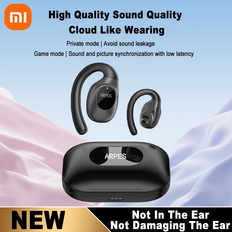 Xiaomi AQ01 Open Ear Wireless Earphones Bluetooth HIFI Stereo Sound Headphones Earhooks Waterproof Sport Touch Control Headet