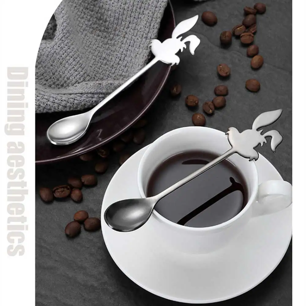 Hot Sale Cat Spoon Short Handle Spoons Flatware Coffee Drinking Tools Kitchen Gadge Kitchen accessories Housewear Furnishings