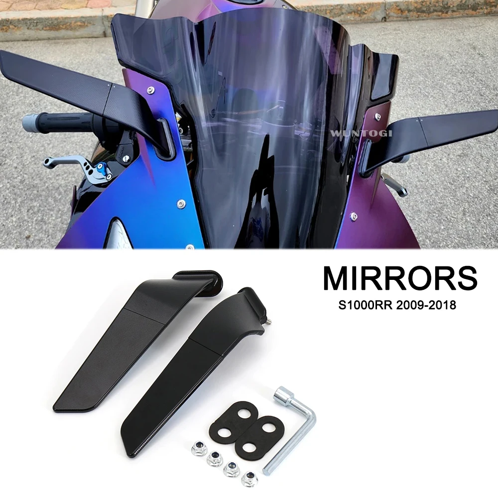 

S1000RR Accessories Stealth Mirrors For BMW S 1000 RR Adjustable Winglet 2009 - 2018 S1000 RR S 1000RR RR S1000 S1000RR Parts