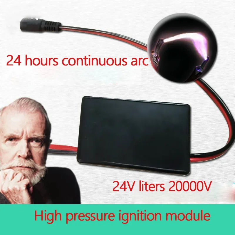 Continuous 24 Hours Work 24V to 20kV Ignition Type High Voltage Module Generator Boost Coil High Voltage Package