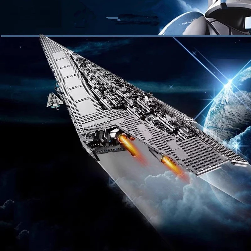 

1.24 Meters Long Build a Titan-Class Star Destroyer - Massive Capital Ship Model Kit, Ultimate Collection Gift for Fans