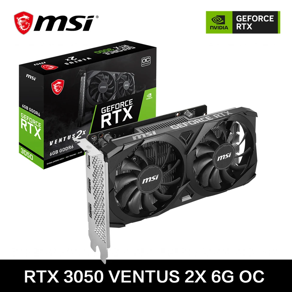Msi geforce rtx 3050 ventus 2x 6g ocゲーミンググラフィックカード6