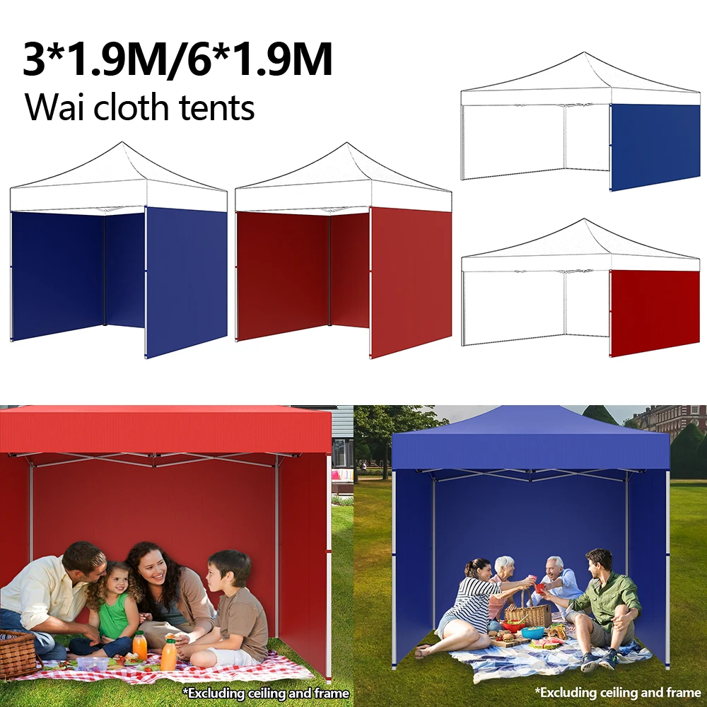 Garden Gazebo Curtain Tent Side Panels Outdoor Party Camping Sunshade Shelter Tarp