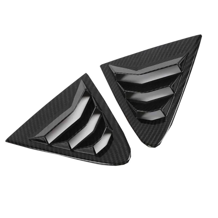 A Pair Rear Window Louver Shutter For Carola for14-18  modifications Side Air Vents Shutter Cover Trim Exterior