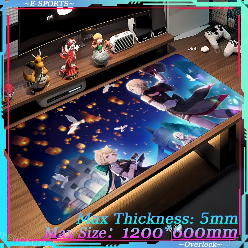 

Kawaii G_genshin_impact Mouse art Computer cabinet Pad Office accessories Oversized Floor mats Gaming Mouse Pad