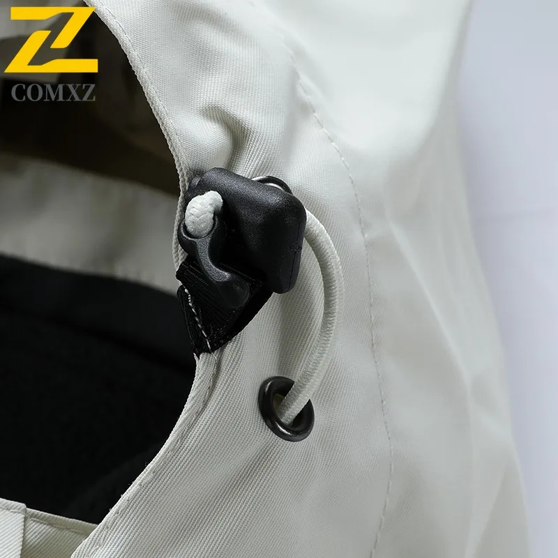 COMXZ High Quality Cotton Coat Casual Hooded Outdoor Hiking Waterproof Jacket Fashion Street Lightwe lightweight windbreaker