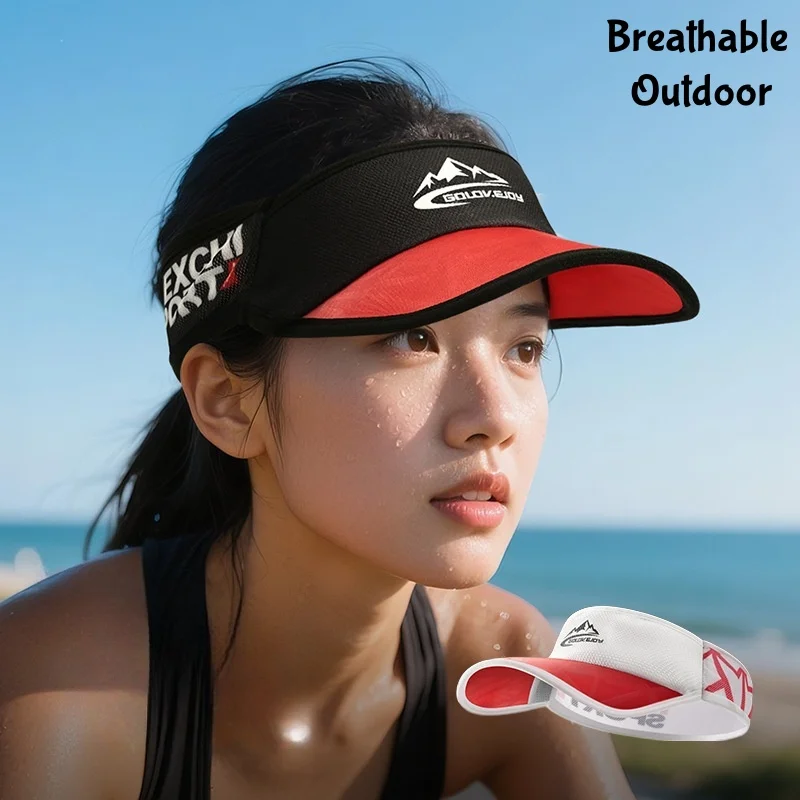 

Outdoor Cycling Hollow Top Hat Men Women Summer Marathon Sports Sun Sweat Absorbent Breathable Sunshade Running Hat