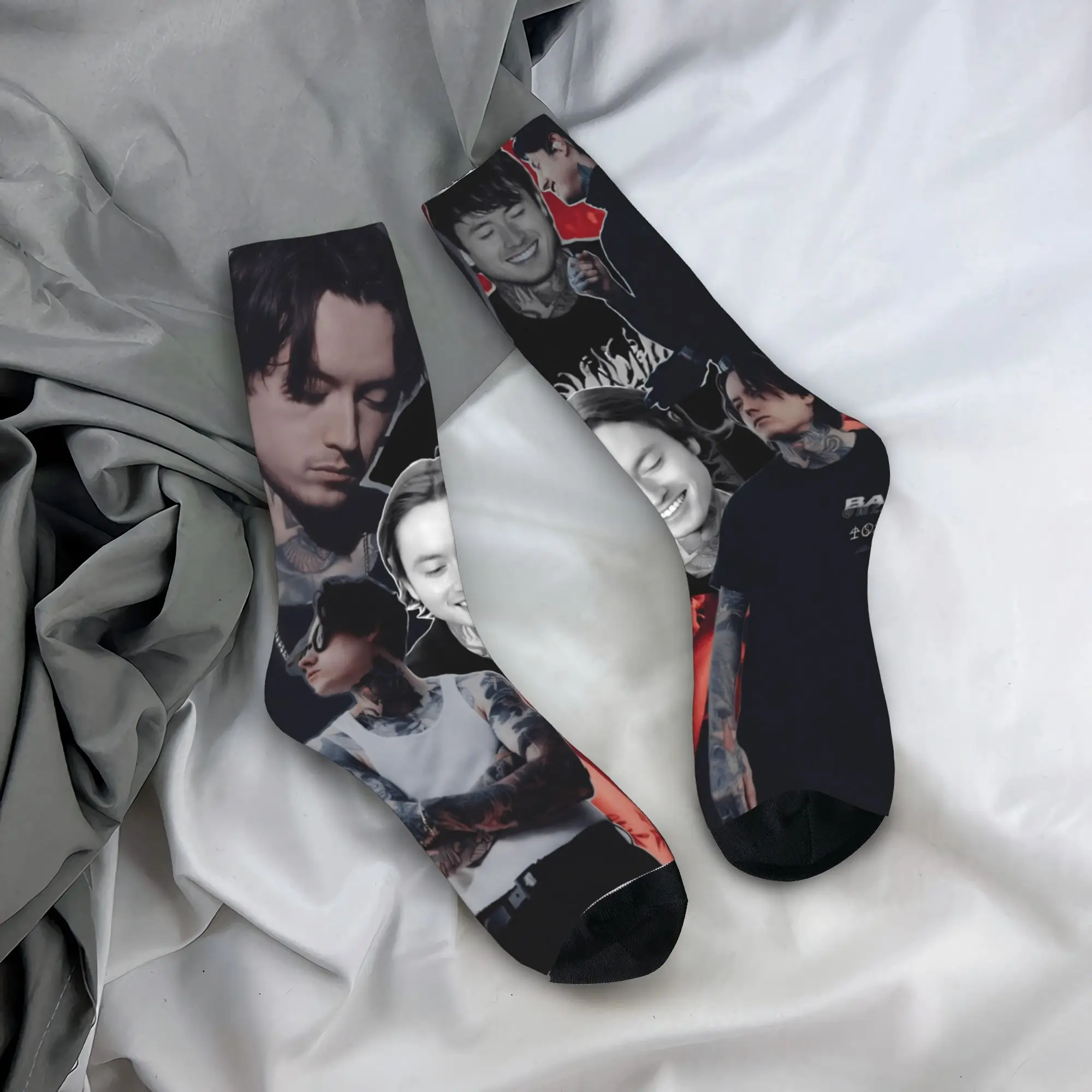 

Noah Sebastian American singer Music Socks Non Skid Stockings Couple Medium Soft Running Sports Socks Winter Fashion Socks