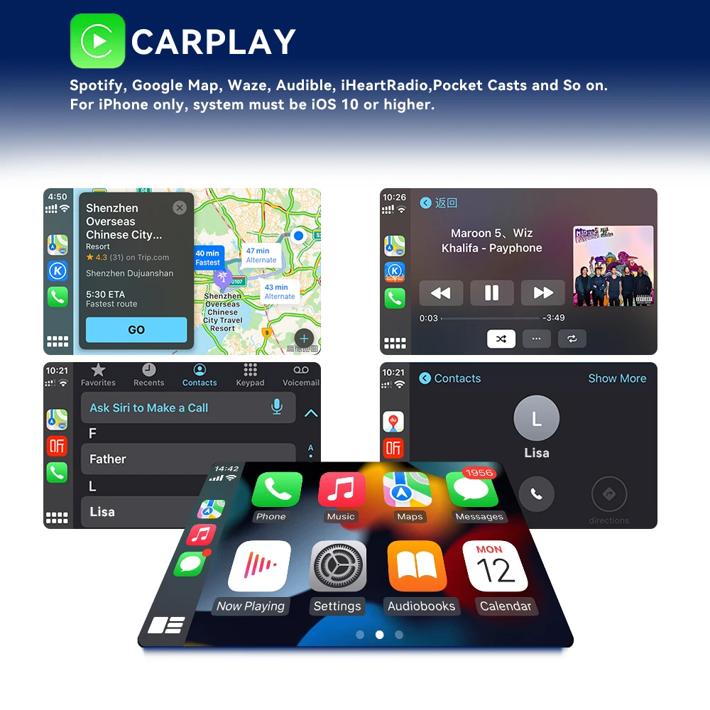 الضوء الأخضر RCD360 Pro Noname MIB Carplay راديو السيارة أندرويد السيارات بلوتوث الوسائط الملاحية لسكودا اوكتافيا اليتي سوبر B