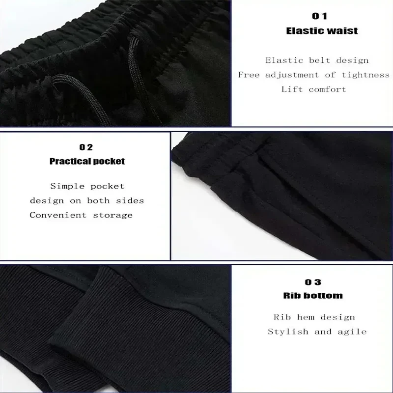 Calça masculina de algodão puro, padrão retrô Y2K de elemento estampado, leggings casuais soltas com cordão versátil solto, 2024