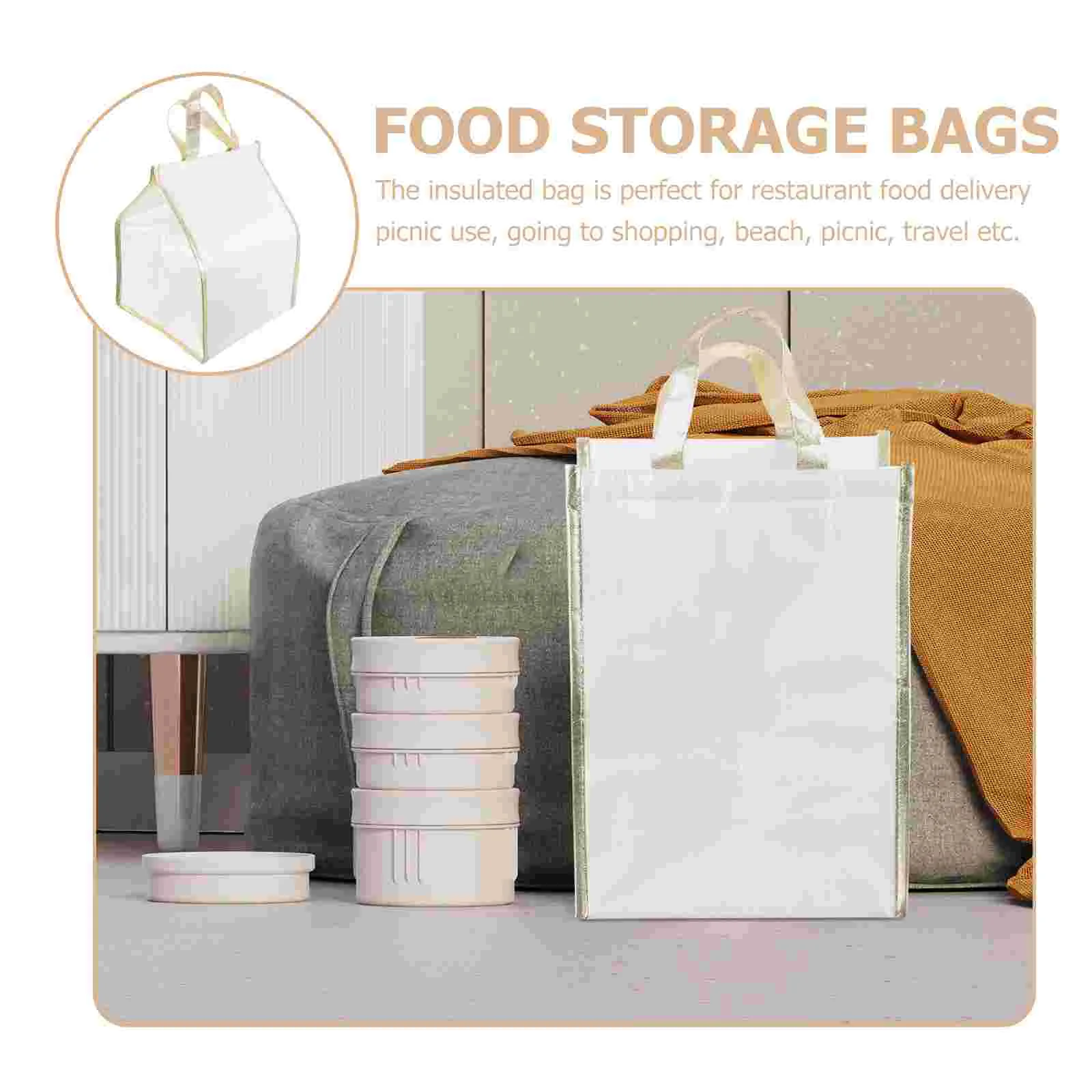 Insulation Bags Cake Carrier for Hot Food Carrying Packaging Insulated Cooler Grocery Tote Portable Outdoor