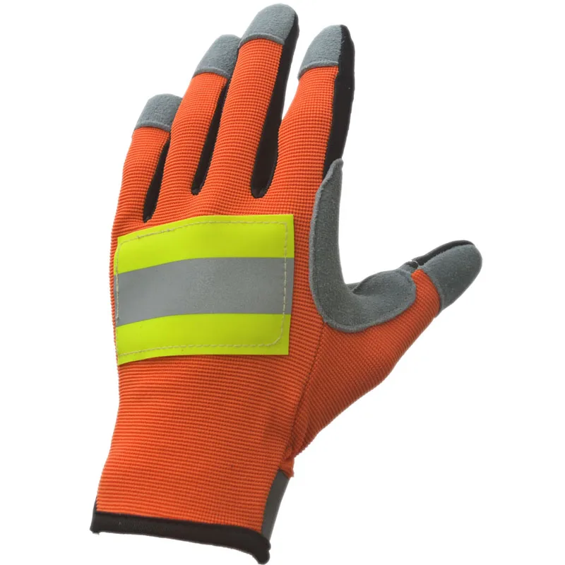 Deerskin Genuine Leather Gloves Rescue Firefighter Training Wear-resistant Anti-slip Touch Screen Flexible Glider