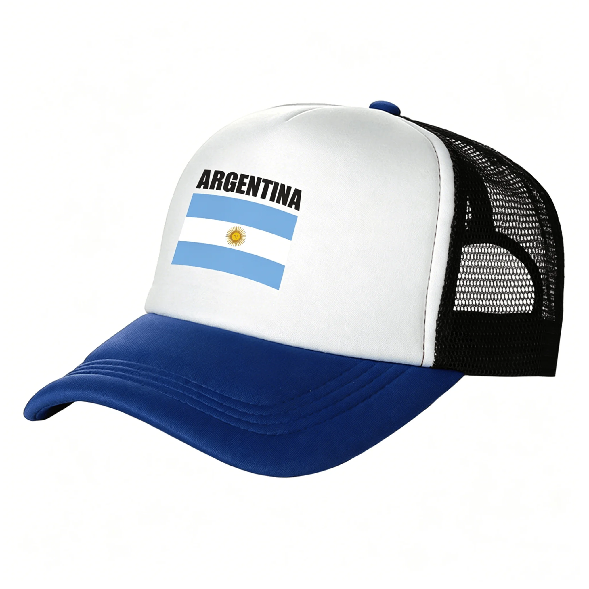 

Argentina Flag Printed Trucker Hat Unisex Men Women Adjustable Mesh Cap Outdoor Sports Travel Casual Sun Baseball Cap