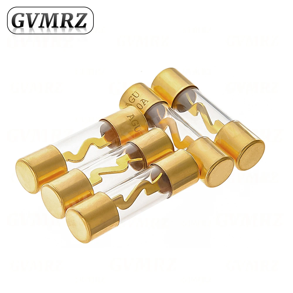 1Set 30A 40A 50A 60A 70A 80A 100A AGU 10*38MM Fuse & Holder Car Audio Refit Fuse Holder Car Stereo Audio Circuit Breaker Inline