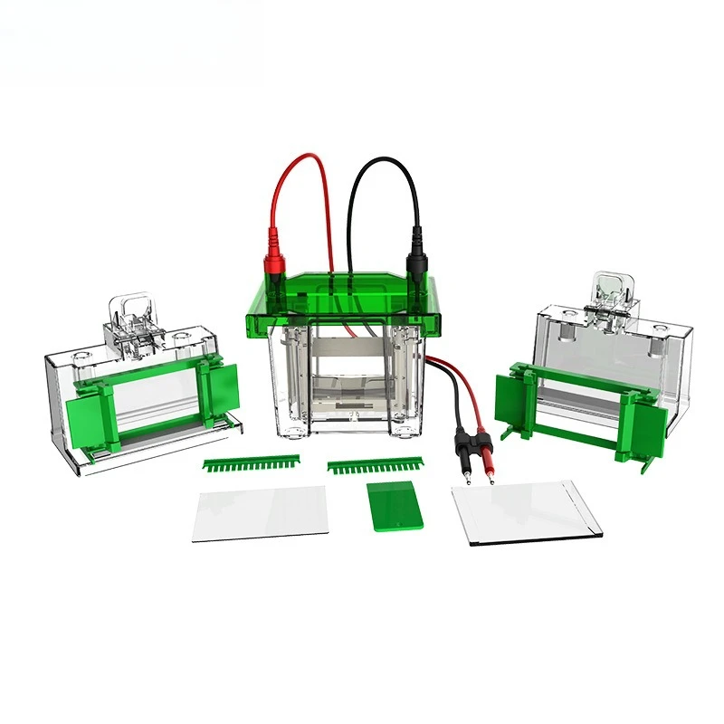 Lab Electrophoresis Set - DYCP-1 Horizontal Tank, DYY-1 Power Supply, Mini Vertical Instrument (Glass)