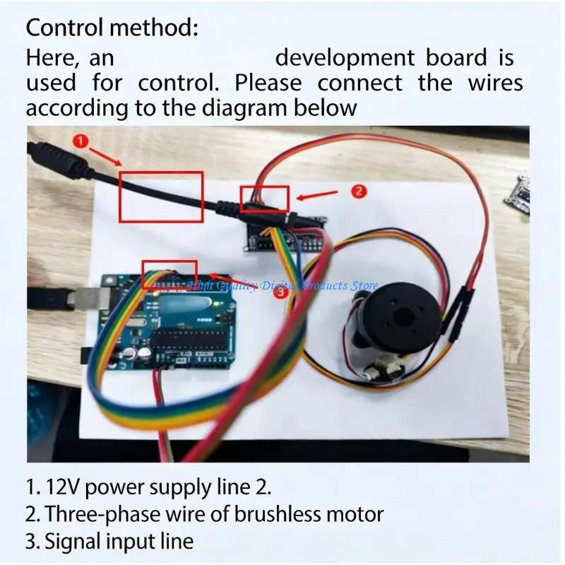 U2JE 2 Channel Brushless FOC Motor Driver Board Motor Controller MS8313 Chip For FOC