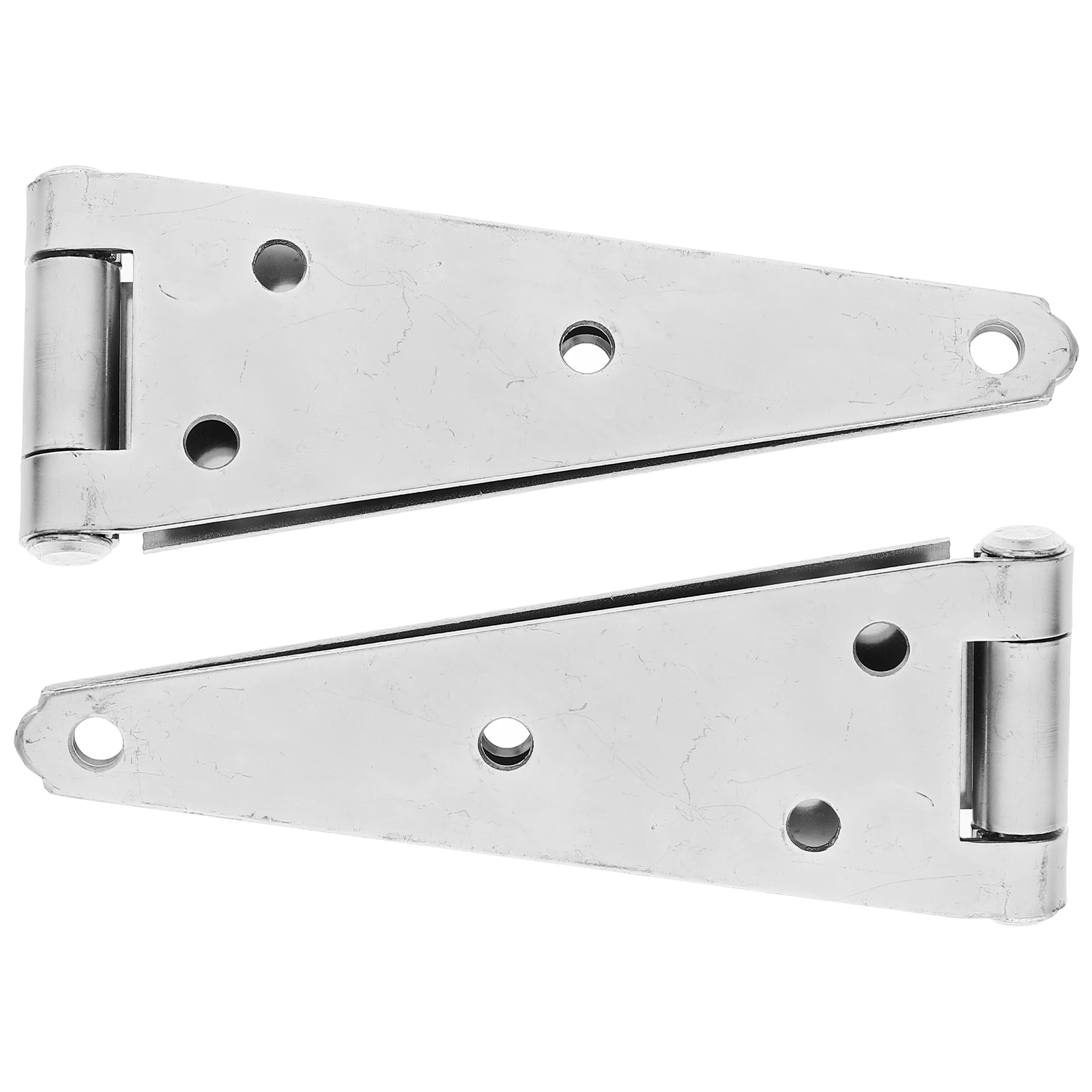 

2 Pcs Heavy Duty Outdoor Hinges 150mm Galvanized Iron Gate Hardware for Wooden Fences Shed Garage Doors Fence Accessories