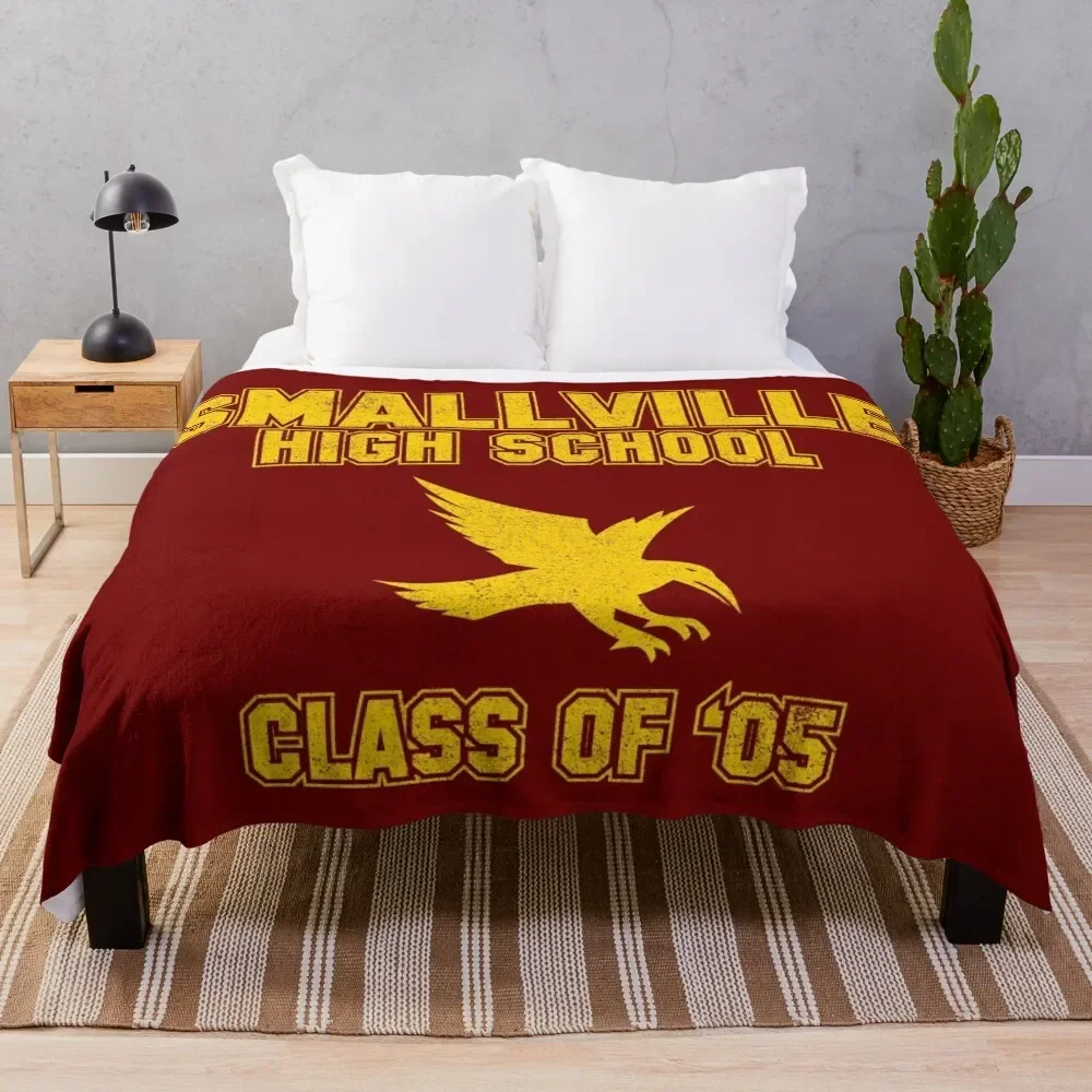 

Smallville Class of 2005 Throw Blanket decorative Flannel Fabric Personalized Gift Blankets