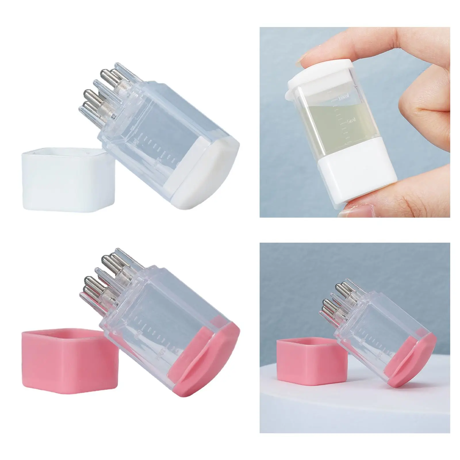 Pettine applicatore per cuoio capelluto, mini spazzola liquida per la testa per il trattamento dei capelli