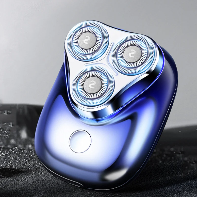 

Дропшиппинг, электробритва с тройным лезвием Para Hombres IPX7, непроницаемая портативная мини-бритва Electrico Maquina De Afeitar