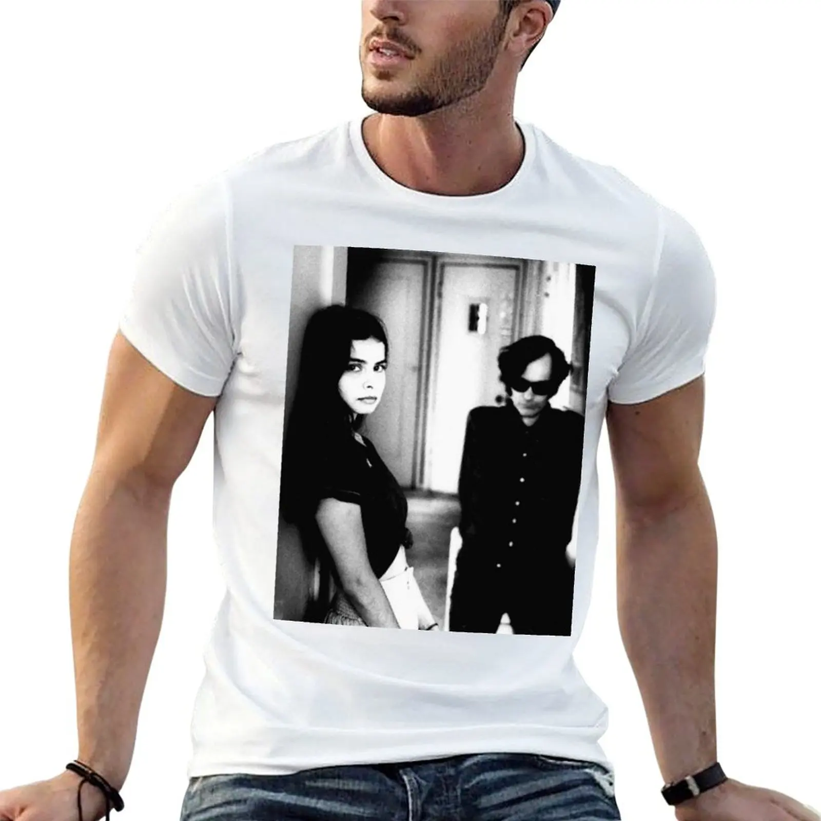 

Mazzy Star Alternative Poster in Black and White T-Shirt funny t shirts dark humor graphic t shirts for man T-Shirt