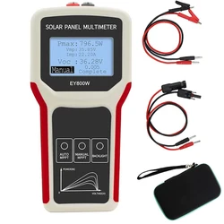 FrogBro Solar Panel Tester EL400B/ EY800W Photovoltaic Multimeter MPPT Detection Solar Panel LCD Tester Voltage Testing Tool