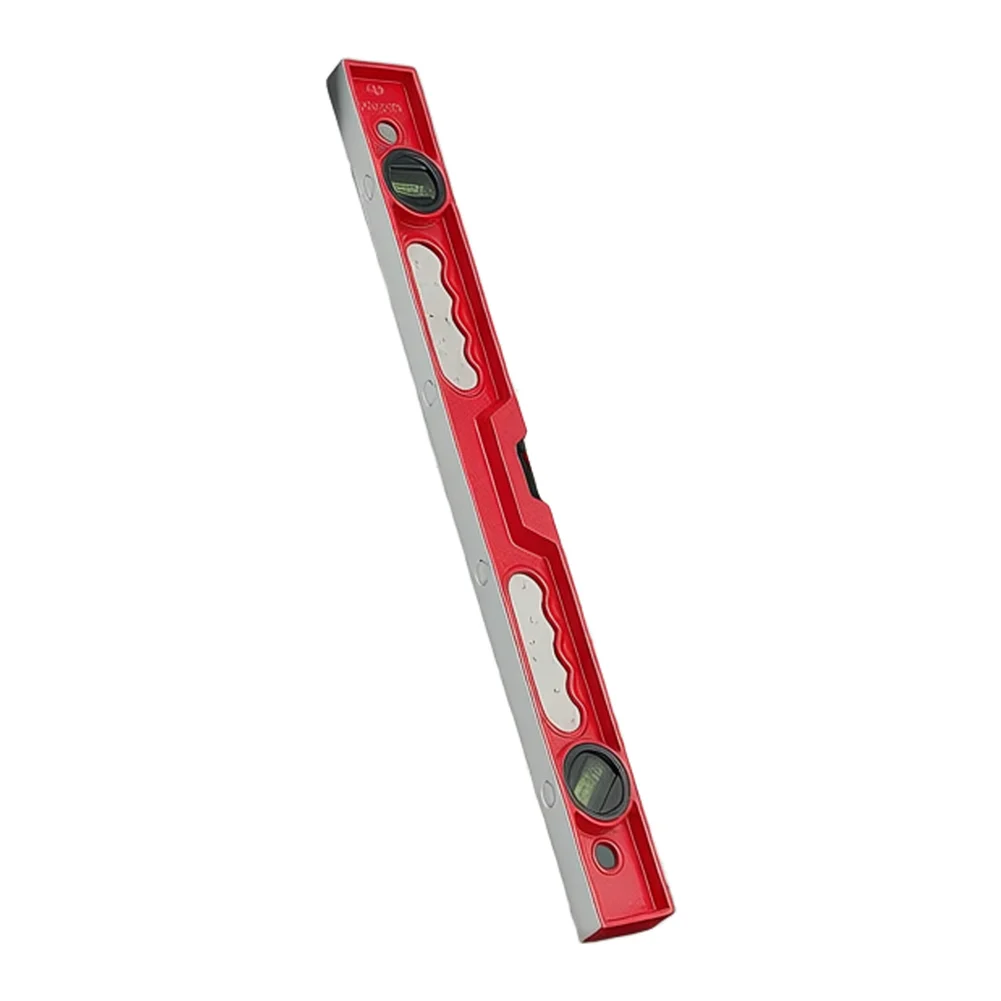 Robust Aluminum Level with Magnetic Base and Uniform Cast Structure to Maintain Straightness Over Extended Usage