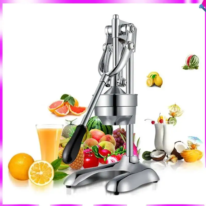 N96R Stainless Steel Manual Lemon Orange Pomegranate Fruit Juice Extractor Hand Press Citrus Squeezer Fruit Juicer Pressing