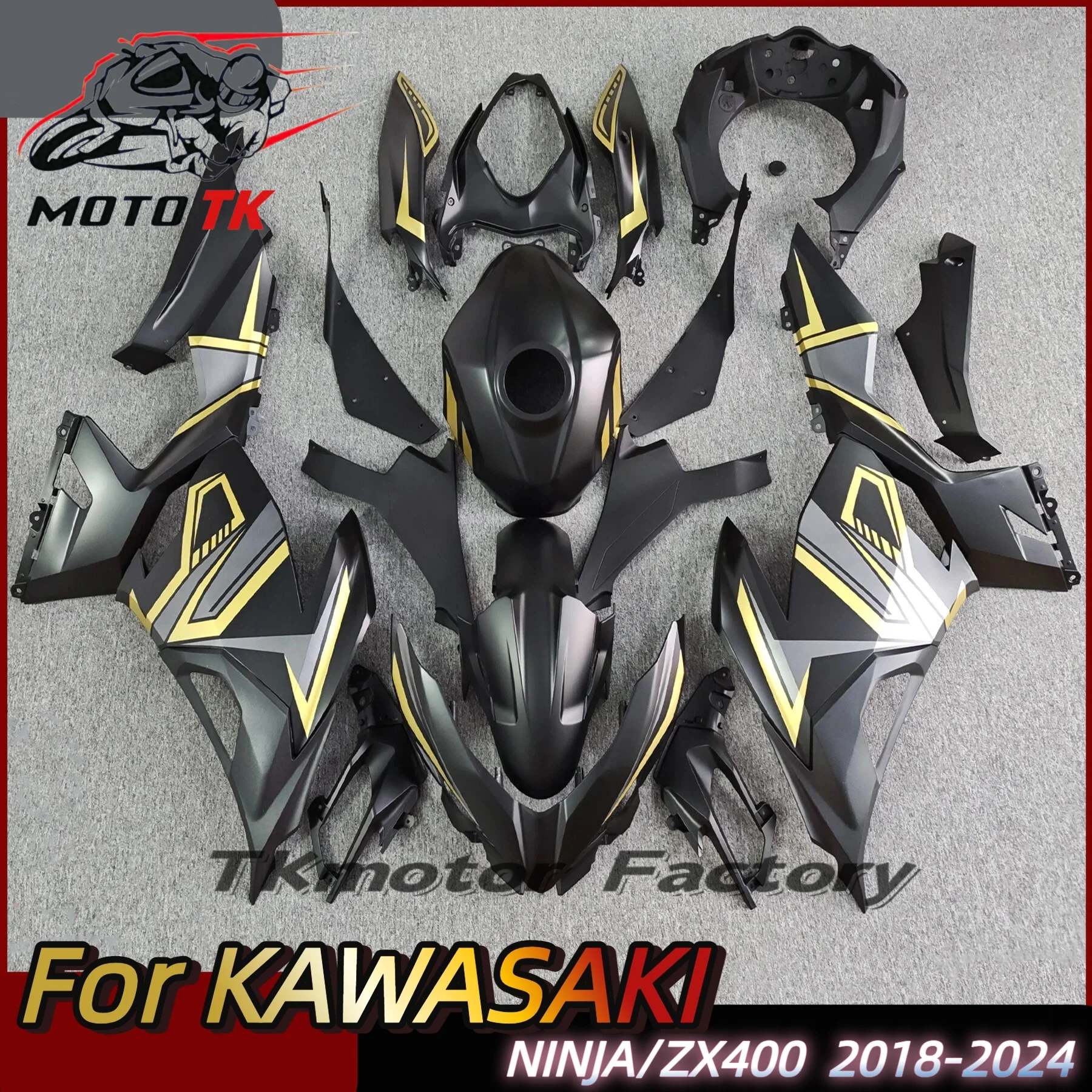 

For Kawasaki Ninja 400 18 19 20 21 22 23 Motorcycle Accessories Fairings Ninja400 2018-2023 Cowling Fairing Kit