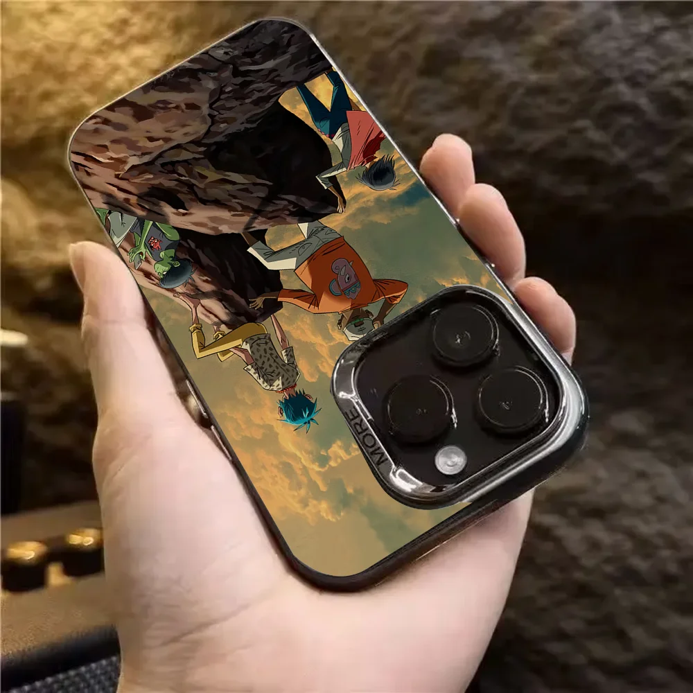 Band G-Gorillaz The Mountain Handyhülle für iPhone 12 11 13 14 15 16 17 Max Pro Plus Mini Schutzhülle IMD Farbabdeckung