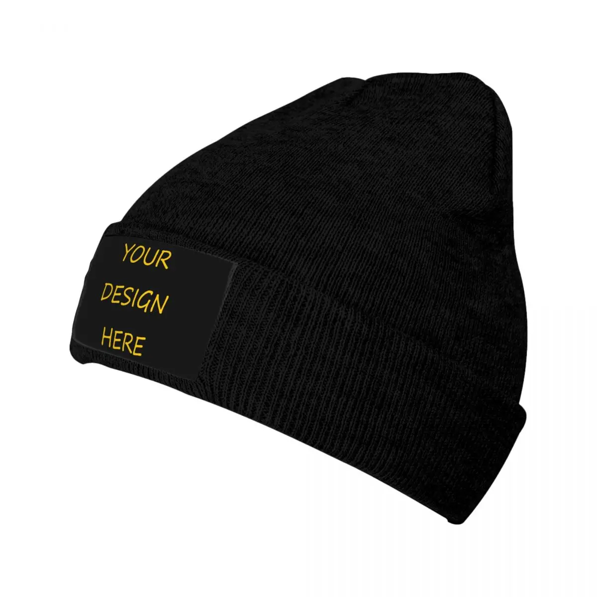 Custom Your Photo Logo Text Print Skullies Beanies Caps Hip Hop Winter Warm Knitting Hats Adult Your Design Here DIY Bonnet Hats