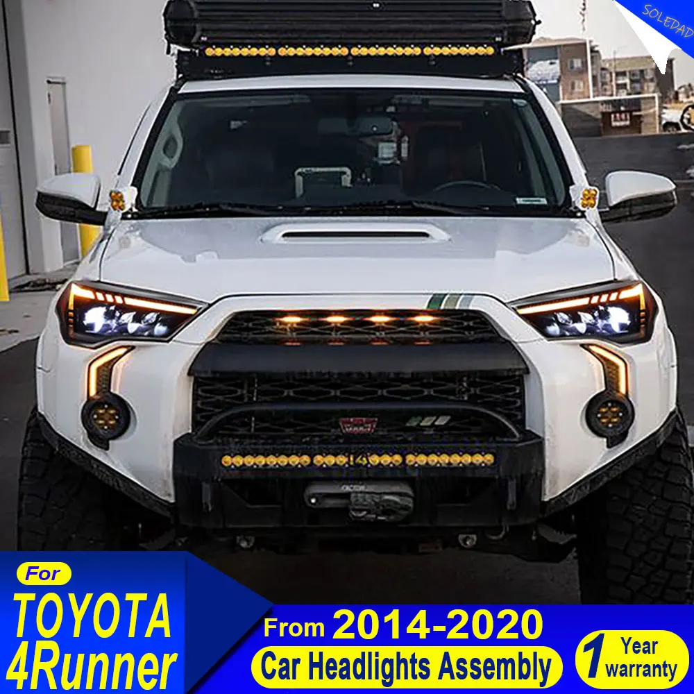 

Car Lights For Toyota 4Runner 2013-2022 Headlight LED Projetor head Lamp Daytime Running Light Automotive Accessories 2pcs