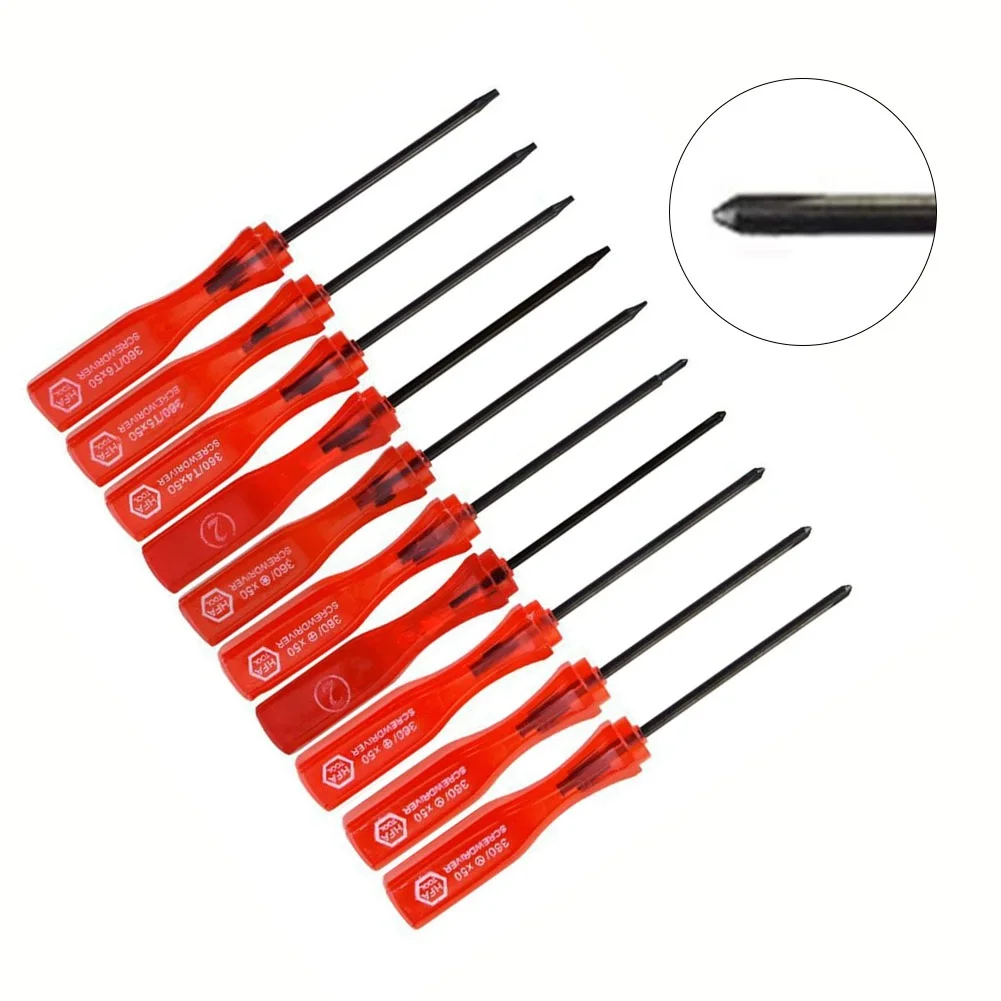 10pcs Precision Tri-Wing Screwdriver Set Y-Tip Trox Screw Driver For Phone Game Console Disassembly Repairing Hand Tool