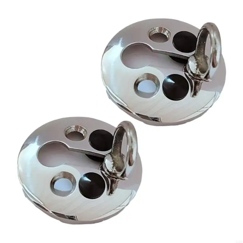 2Pcs Seamless Welded Marine Hooks With Smooth Surfaces For Saltwater Environment X37F