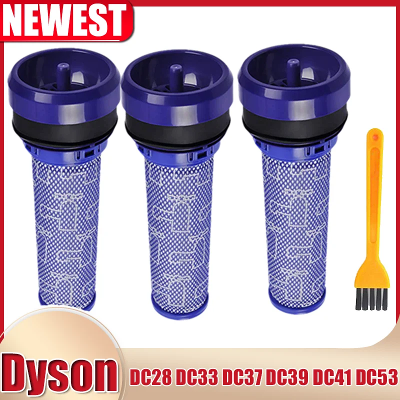 Filter For Dyson DC28 DC33 DC37 DC39 DC41 DC53 Vacuum Cleaner Washable Barrel Pre-filter Replacement Spare Parts Accessories