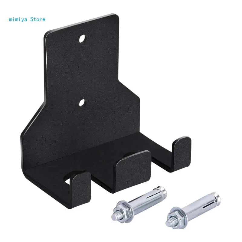 

pipi Heavy Duty Barbell Storage Rack Wall Hanger Double Vertical Barbell Holder