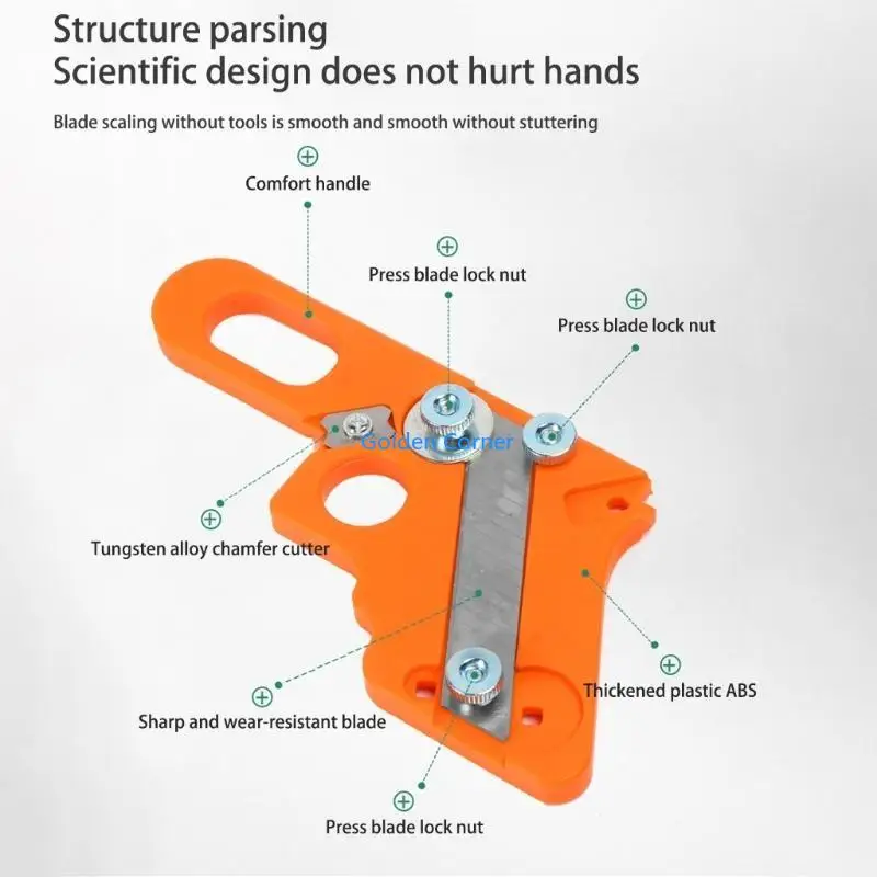 E15D Deburring Tool Trimmer Debring Regring Readges Руководство по балде