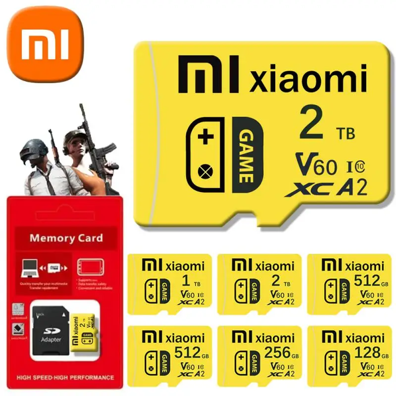 Scheda Micro SD Xiaomi originale 2TB 1TB scheda di Memoria classe 10 512GB 256GB ad alta velocità Cartao De Memoria Memoria Memoria Flash TF meard C10