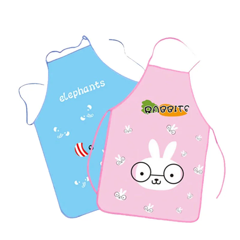 Rabbit Printing Kids Aprons BBQ Bib Apron For Women Cooking Baking Restaurant apron Kitchen Accessories Sleeveless Overalls